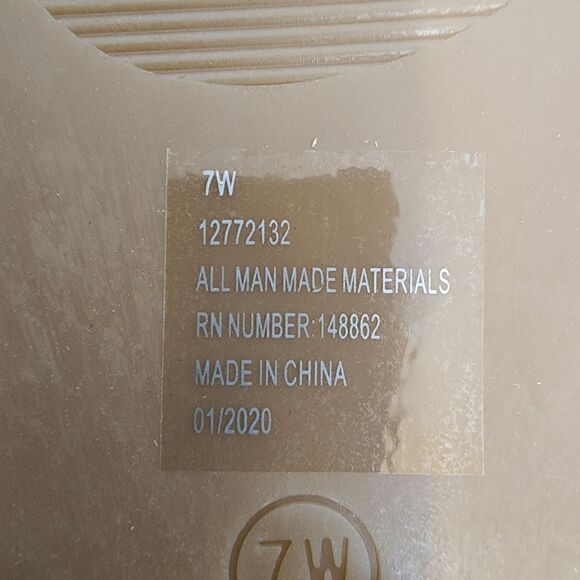 7W Extra Wide Width Brown Cross Toe Ring Sandal Cushion Torrid Flip Flop Cognac - Picture 9 of 10